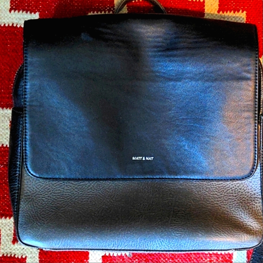 : Rare : Vintage Matt and Nat Black & Gray Backpack.